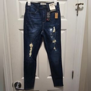 NWT Juniors' Mudd Stretch High Rise Jeggings Size: 9